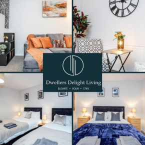 Dwellers Delight Living Ltd Serviced Accommodation Fabulous House 3 Bedroom, Hainault Prime Location ,Greater London with Parking & Wifi, 2 bathroom, Garden